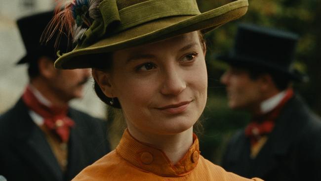 Mia Wasikowska as the enigmatic Emma in the 2015 film of the Flaubert classic <i>Madame Bovary.</i>