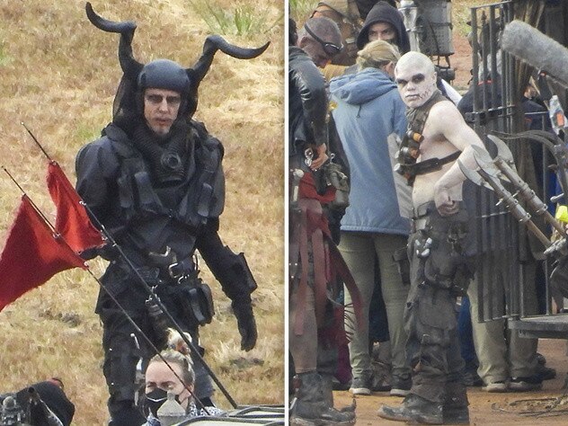 Extras on the set of Mad Max: Furiosa. Pictures: Media Mode