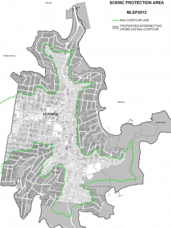 A map showing the rezoning changes.