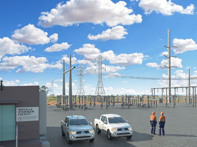 The world's biggest hydrogen production facility, power plant and storage planned for Whyalla