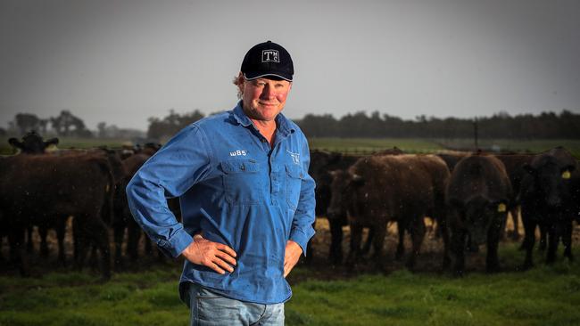 Geoff Pearson at his farm in Myalup, WA. Picture: Colin Murty