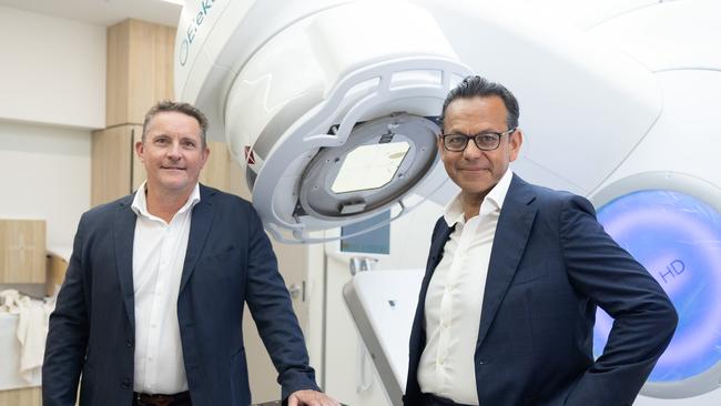 CEO of Cancer Care Associates Damian Williams and Director of Cancer Care Macarthur Dr Jagavkar prioritised providing quick and affordable care in Sydney's southwest. Picture: Waldecomms