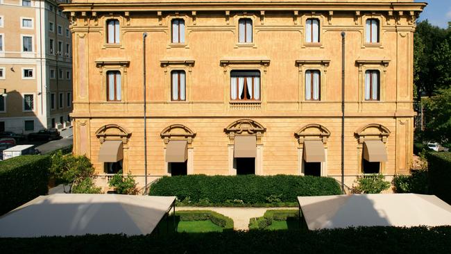 Villa Spalletti Trivelli’s elegant facade.