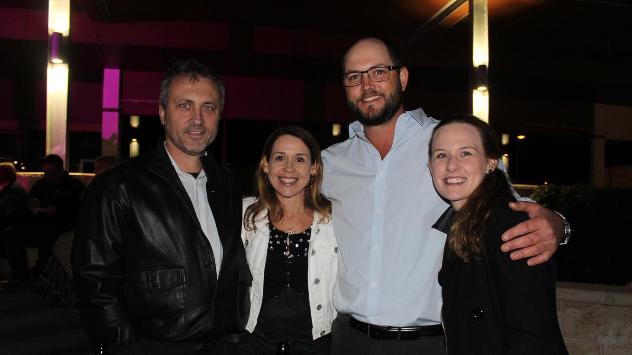 Craig and Robyn Wilson with Carl and Kylie van Schyndel at Wine and Swine 2019 as part of BaconFest.