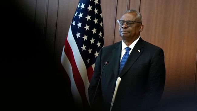 US Secretary of Defence Lloyd Austin said the aggressive behaviour of the People’s Liberation Army was creating a dangerous environment. Picture: AFP