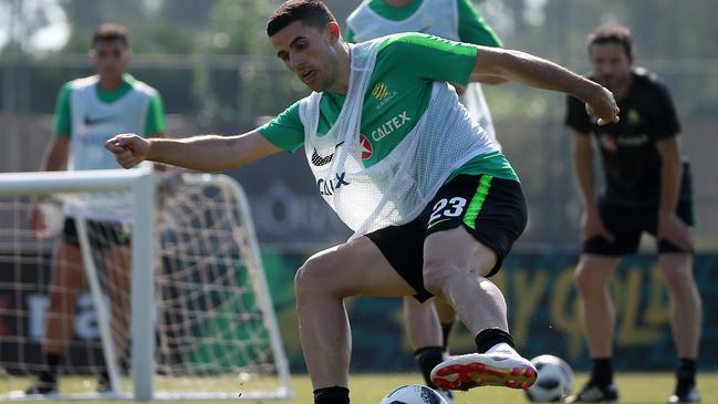 Tom Rogic has also been named as one the French need to watch. Picture: Toby Zerna