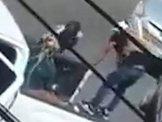 Cellphone video from Matamoras, Mexico captures the kidnapping of four US citizens by armed men. Picture: @DavidWolf777/Twitter