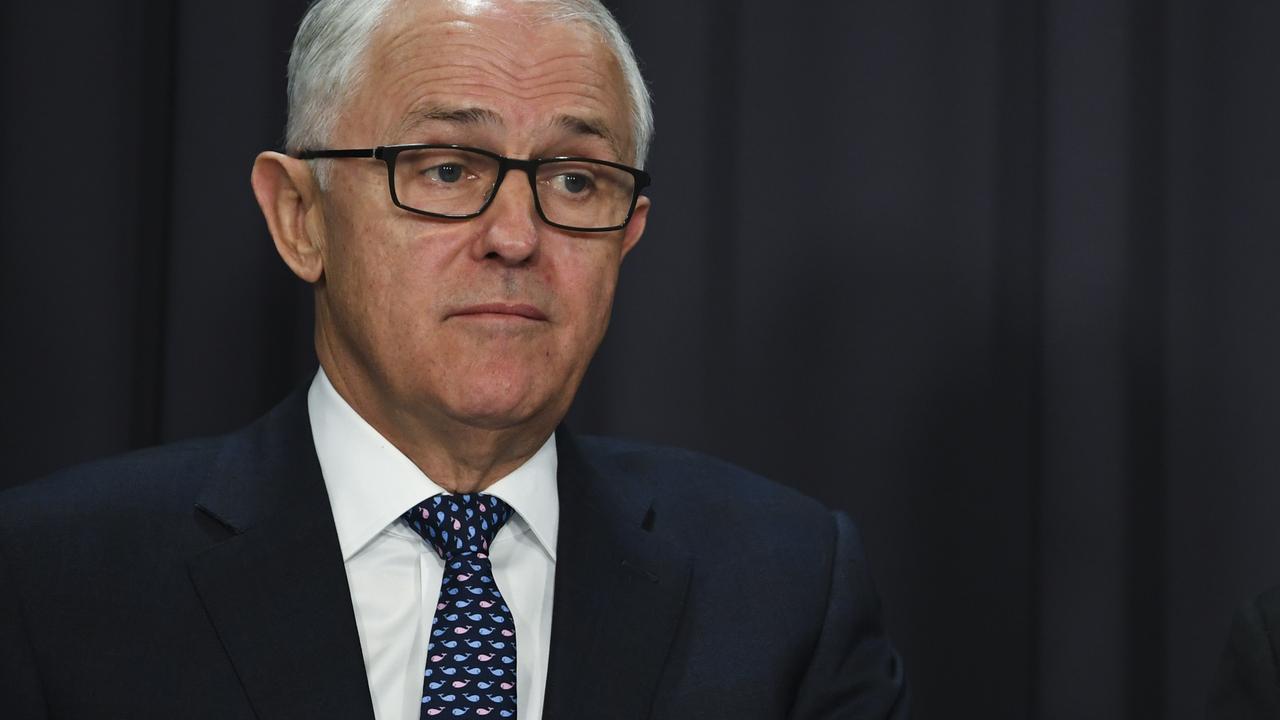 Prime Minister Malcolm Turnbull at his press conference this morning. Pic: AAP