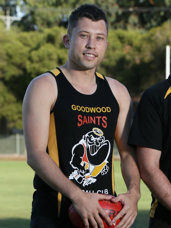 Former Goodwood Saints player Tom Edwards is back at Padthaway and will play for Murray South East. Picture: APP/Emma Brasier