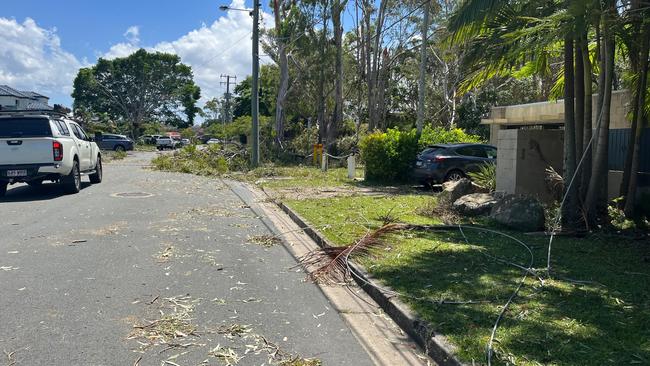 South east Queensland was struck badly by a massive storm that hit the Gold Coast and Brisbane. Picture: Facebook