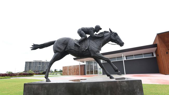 Eagle Farm Racecourse is undergoing a major development program. Picture: AAP image, John Gass