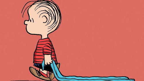 I‘ve read about how the Peanuts cartoonist Charles Schultz invented the character Linus with his beloved comfort blanket because of his own daughter Jill who carried a blanket everywhere.