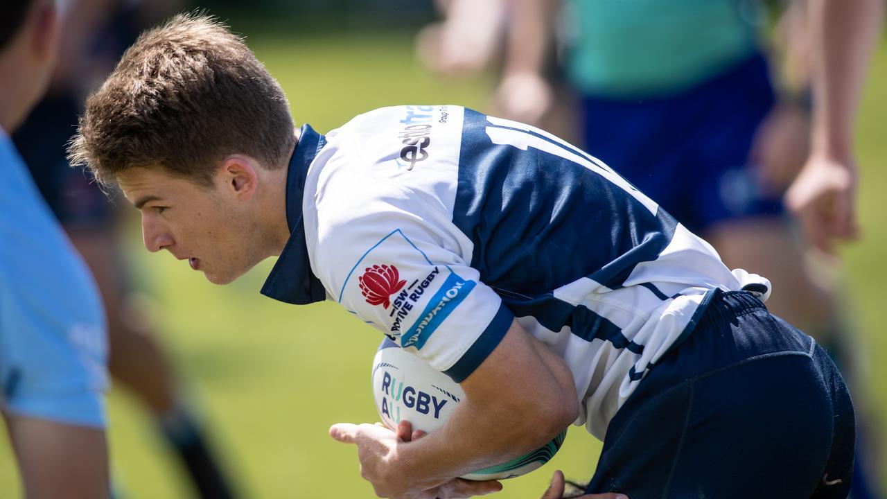 Liam Grover was a two-try hero for the Tahs U18s side.