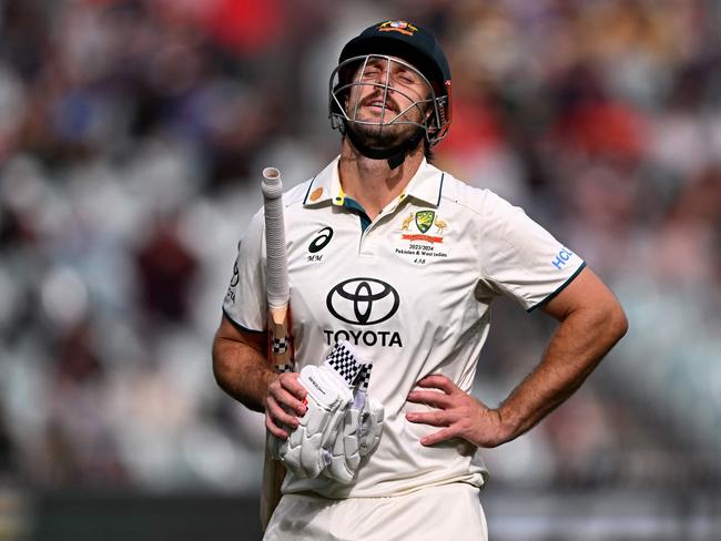 Mitch Marsh laments his dismissal on day three for 96.