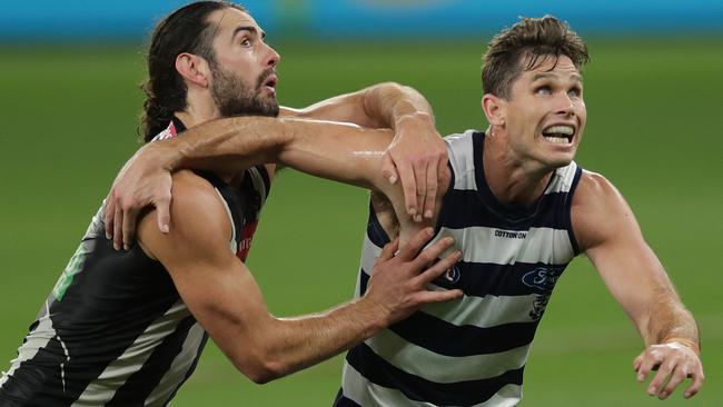 Collingwood and Geelong have been handed tough draws. Picture: Getty Images