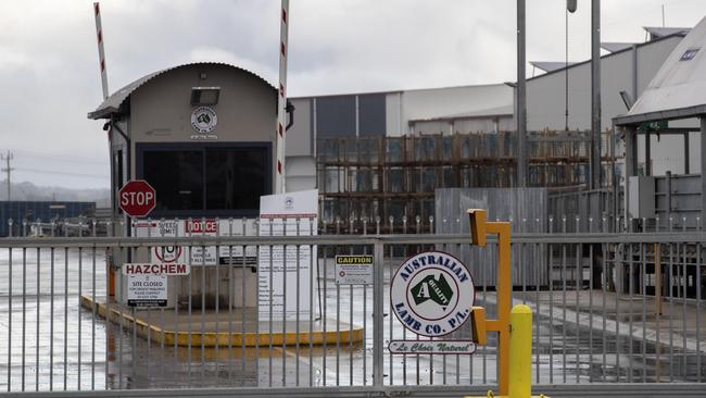 The Australian Lamb Company abattoir in Colac Victoria is currently closed. Picture: David Geraghty