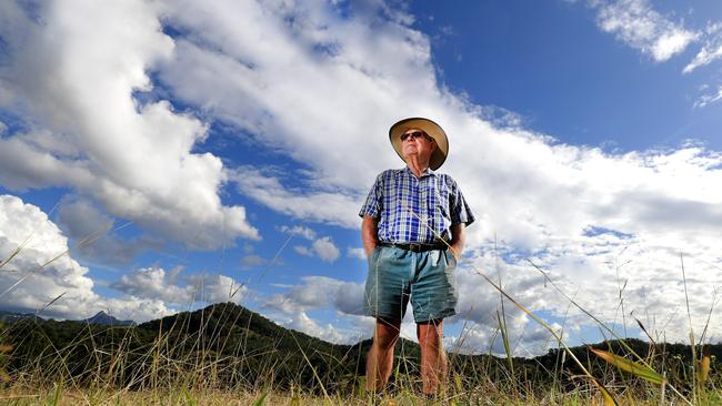 Murwillumbah farmer Col Brooks on his property just outside MurwillumbahPhoto Scott Powick Newscorp