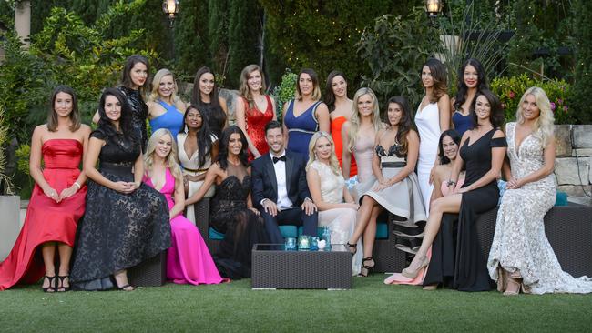 Bachelor Sam Wood's group of bachelorettes. Picture: Supplied by Channel 10.