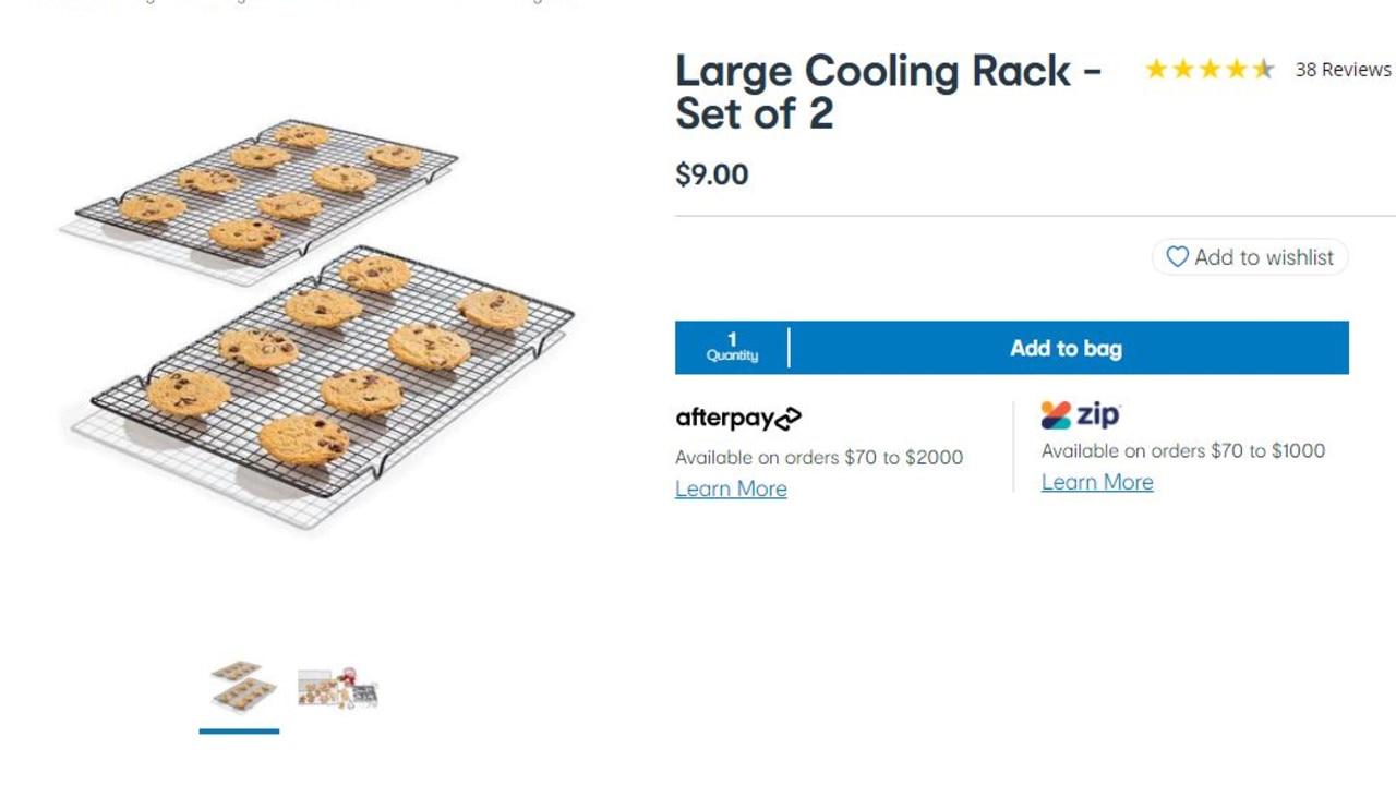 You can pick up a cooling rack for $4.50 at Kmart some social media users pointed out. Picture: Facebook