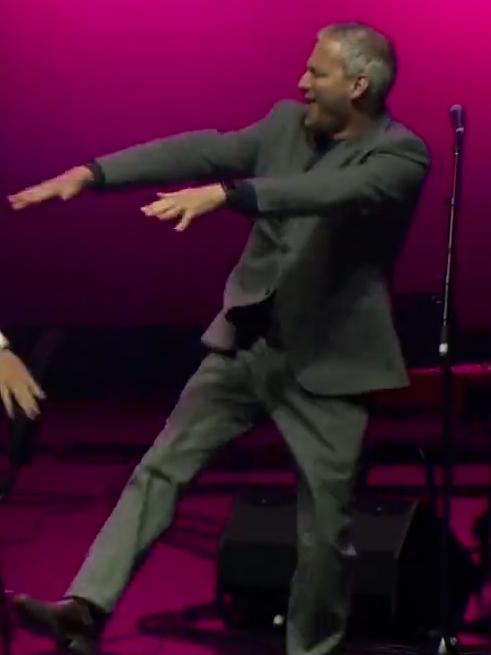 Sutton doing the Bhangra. Picture: Indian Film Festival of Melbourne