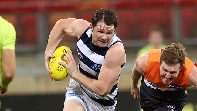 Patrick Dangerfield says the players are also taking painful pay cuts. Picture: Phil Hillyard