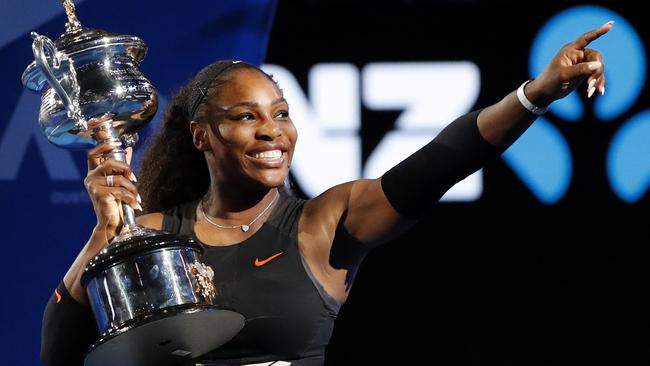 Australian Open officials are confident Serena Williams will be back to defend her crown at Melbourne Park. Picture: AP Photo