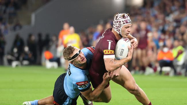 Ponga returned for the dead rubber of last year’s series after missing the opening two games. Picture: Peter Wallis