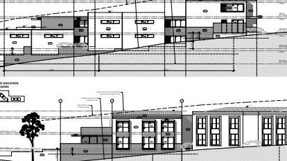 Locals say the 55-room boarding house will not fit in with the rural residential character of the neighbourhood around Wyatt Ave, Belrose. Picture: Platform Architects