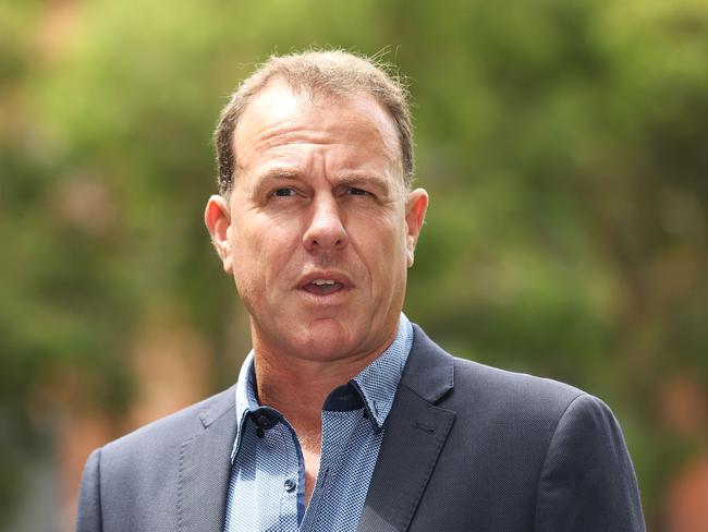 SYDNEY, AUSTRALIA - DECEMBER 18: Matildas Head Coach Alen Stajcic speaks to the media during an Australian Matildas media opportunity at Harmony Park on December 18, 2018 in Sydney, Australia. (Photo by Mark Kolbe/Getty Images)