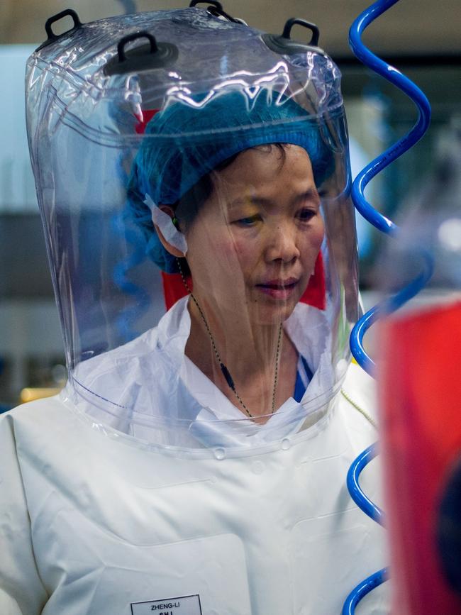 Zhengli worked at the CSIRO’s top-level Australian Animal Health Laboratory. Picture: AFP