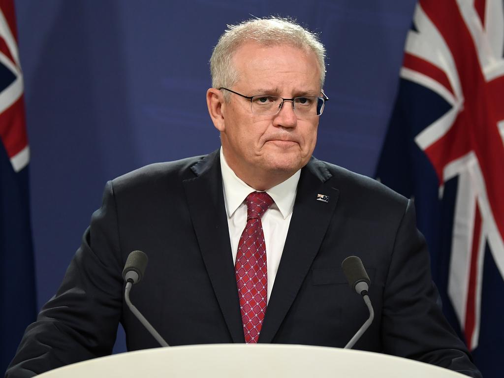 Prime Minister Scott Morrison said there was no reason to restrict the application ‘at this point’ but encouraged Australians to exercise their own judgment before using social media platforms. Picture: NCA NewsWire/Joel Carrett