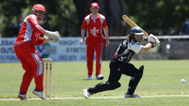 GDCA: Wallan batsman Spencer Whittingham. Picture: Stuart Milligan