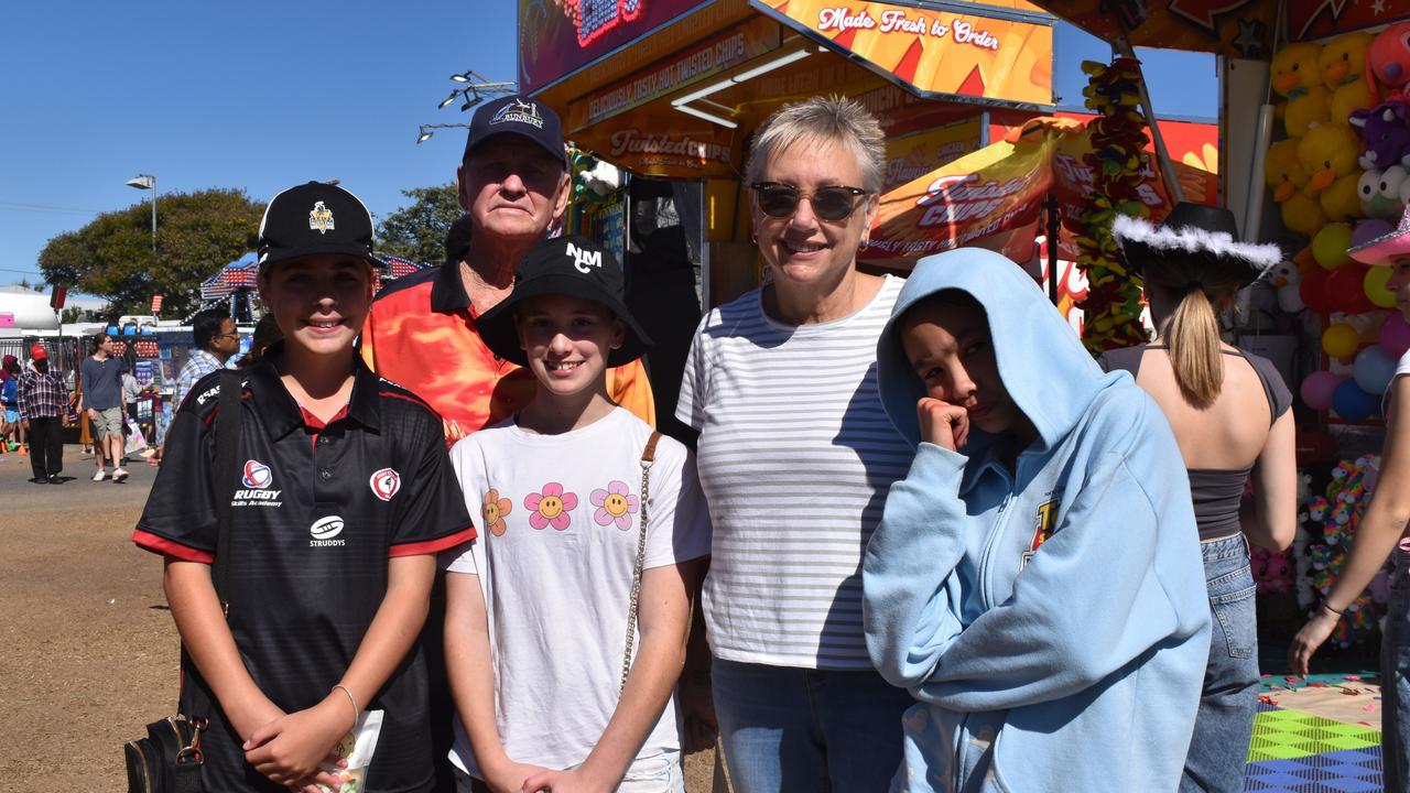 The Evans Family at the 2024 Rockhampton Agricultural Show.