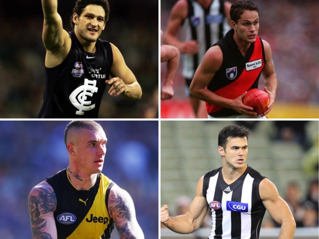 Footy fans have had their say on the best footy guernseys of all time.