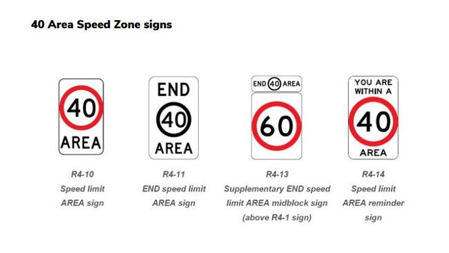 Merri-bek will implement an area speed zone which will apply when driving pass a “40 Area” sign and remains until passing an “End 40 Area” sign.