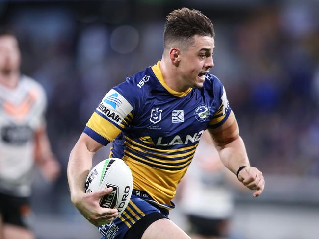 Young Parramatta rake Reed Mahoney is a star of the future but hard to have at his starting price of $490,200. Picture: Mark Kolbe/Getty Images