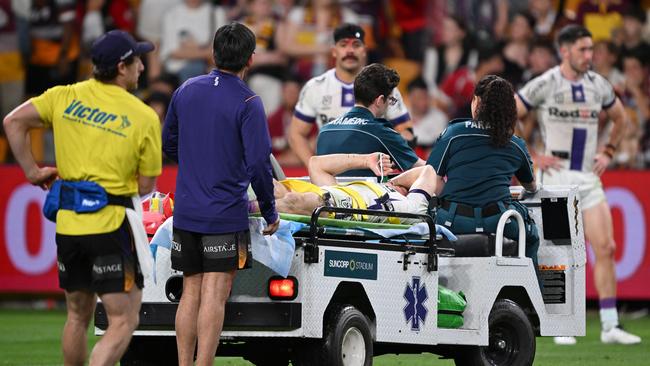 Ryan Papenhuyzen faces another stint away from the game as he recovers from a fractured ankle. Picture; Bradley Kanaris/Getty Images