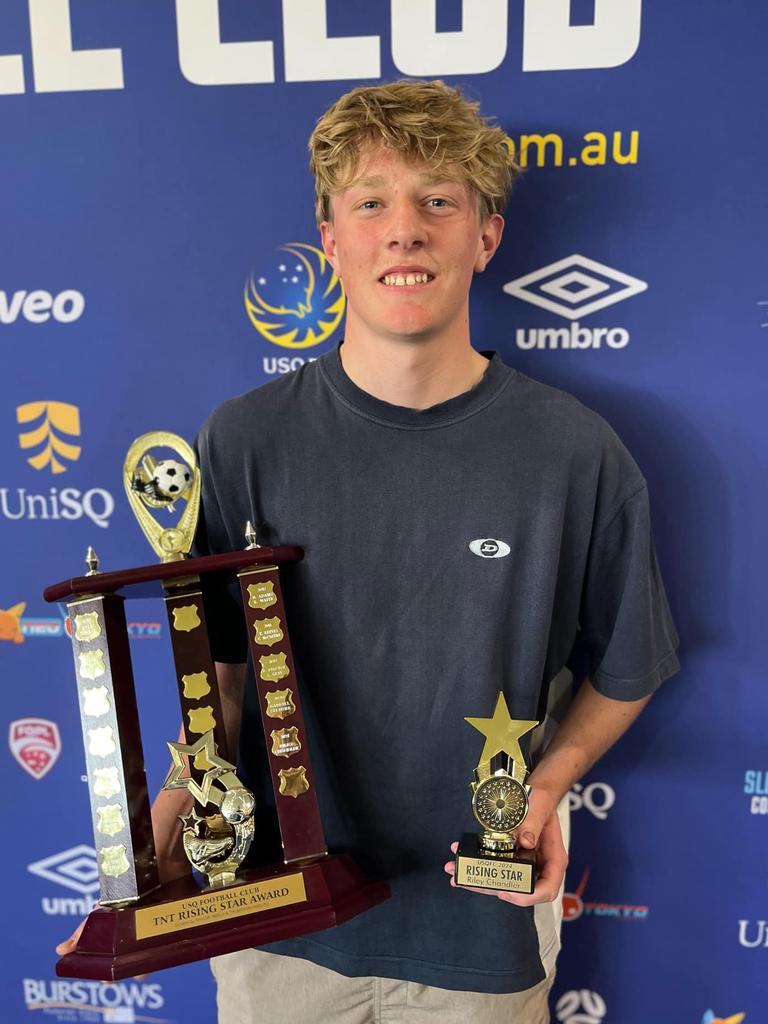 USQ young football rising star Riley Chandler