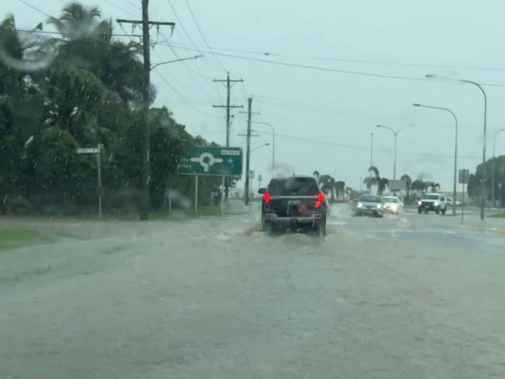 Mackay weather. Flooding on Archibald St on February 4, 2025. Photo supplied by Graham Stoker