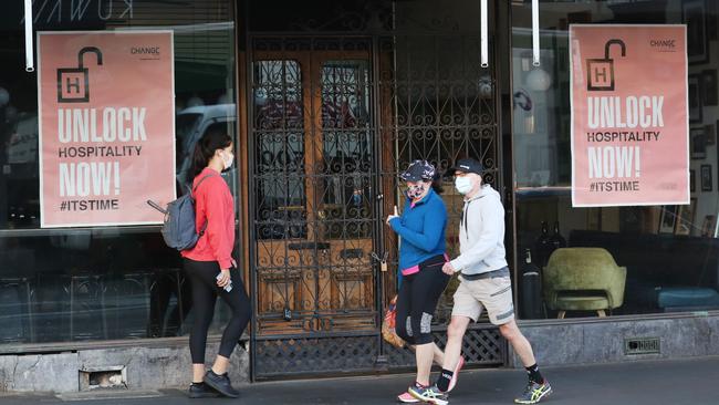 Victoria’s restrictions have been described as ‘overkill’. Picture: David Crosling