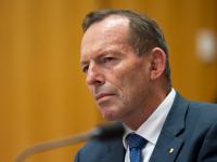 CANBERRA, AUSTRALIA - MAY 1: Former Prime Minister Tony Abbott appears before the working committee for the Voice to Parliament at Parliament House Canberra. Picture: NCA NewsWire / Martin Ollman