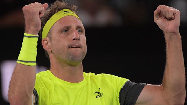 Tennys Sandgren was involved in a social media storm. Picture: AAP Images