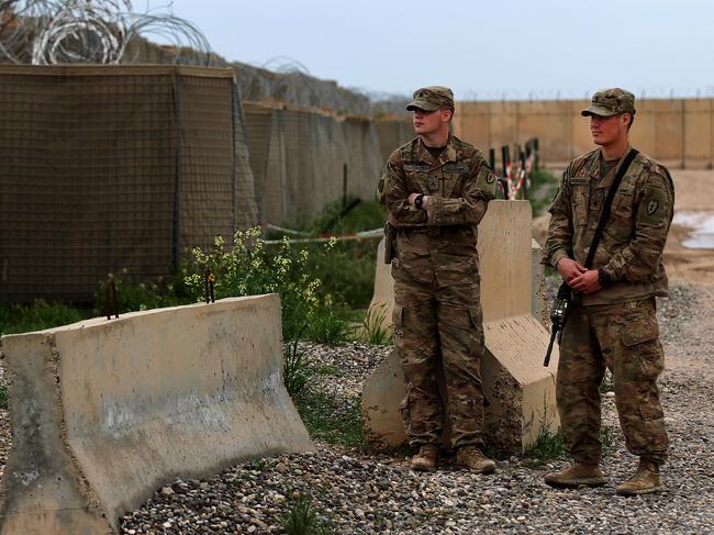 US soldiers in Iraq. Picture: AFP