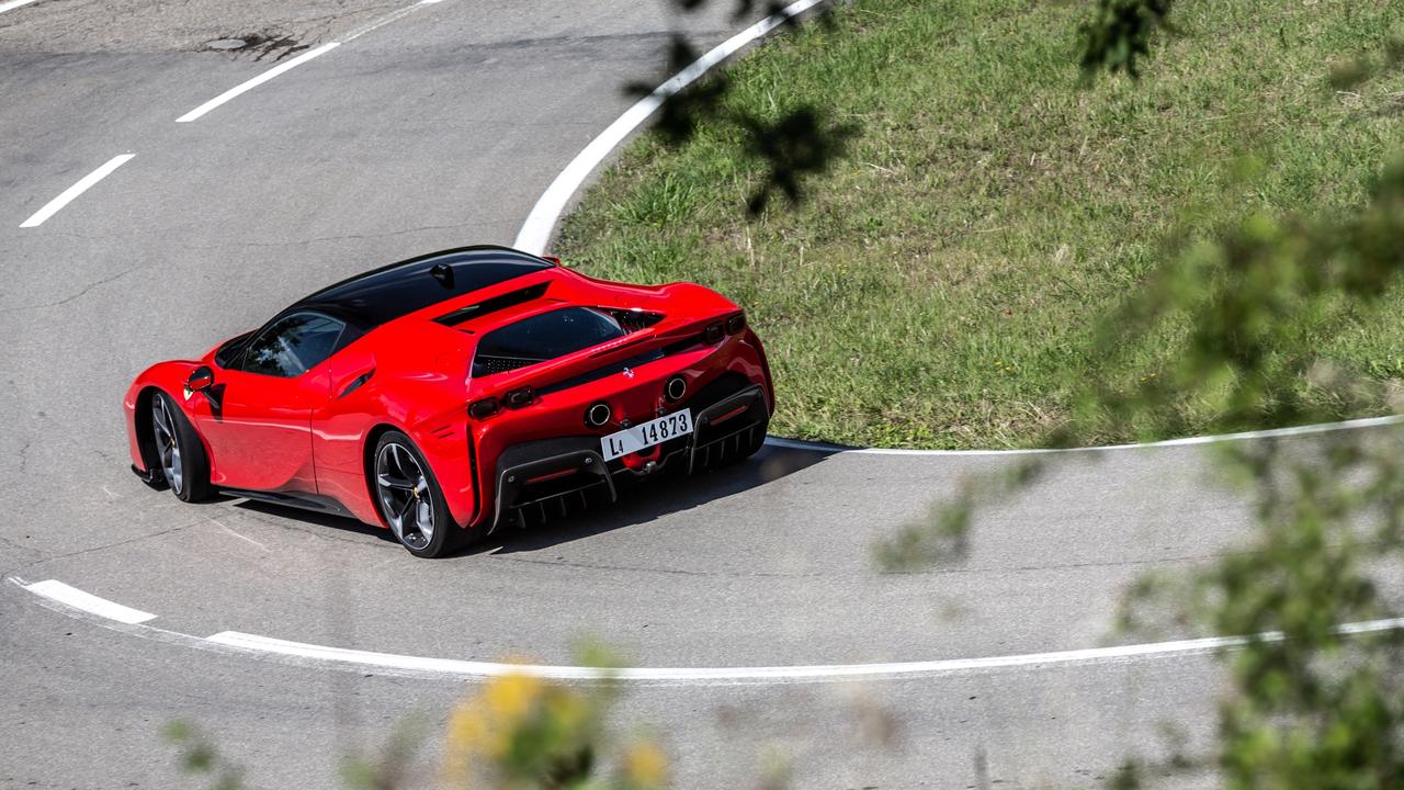 The SF90 Stradale can operate in purely electric mode for 25km.