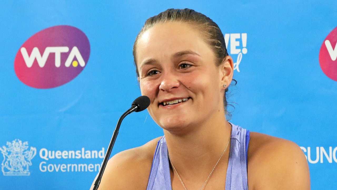 Ash Barty has the tennis world at her feet. Picture: Franca Tigani