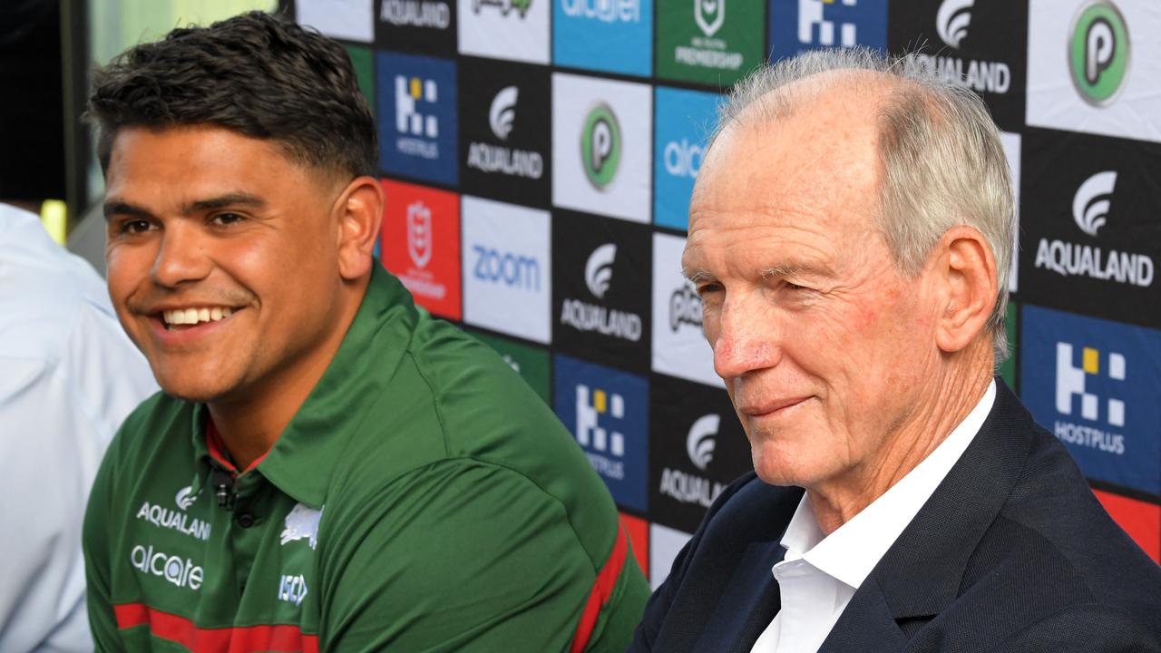 Latrell Mitchell’s arrival at the Rabbitohs poses a selection headache for Wayne Bennett. (DAILY TELEGRAPH/Simon Bullard)