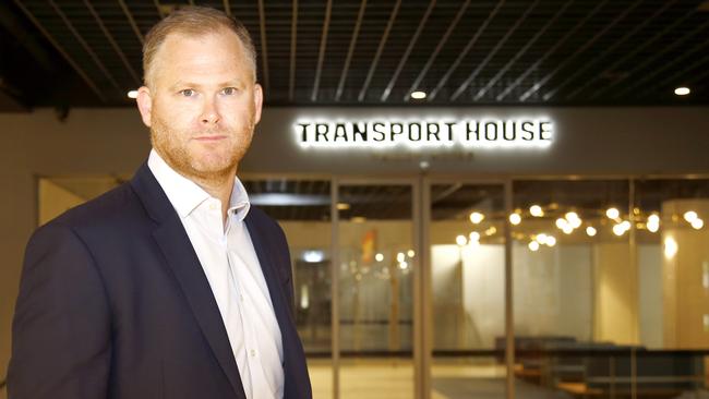 Colliers agent Bo Veivers at Transport House in the Valley Metro. Picture: Tertius Pickard