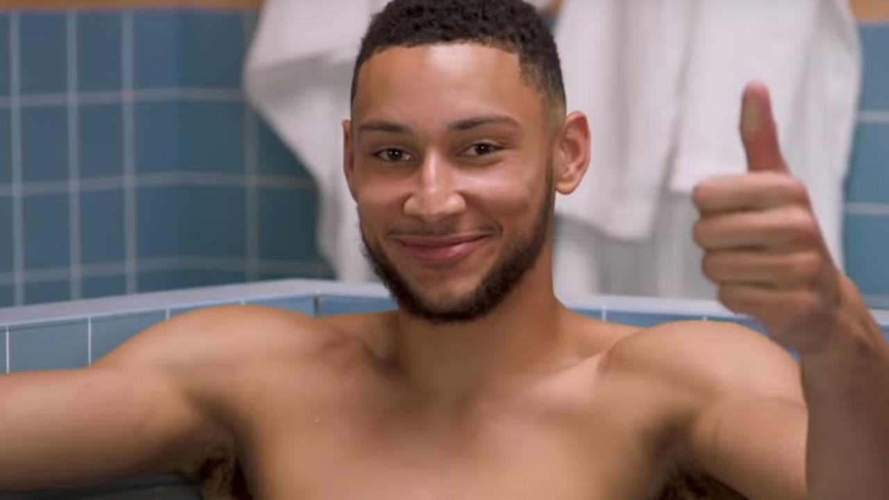 NBA Ben Simmons in Kevin Hart's Cold As Balls video