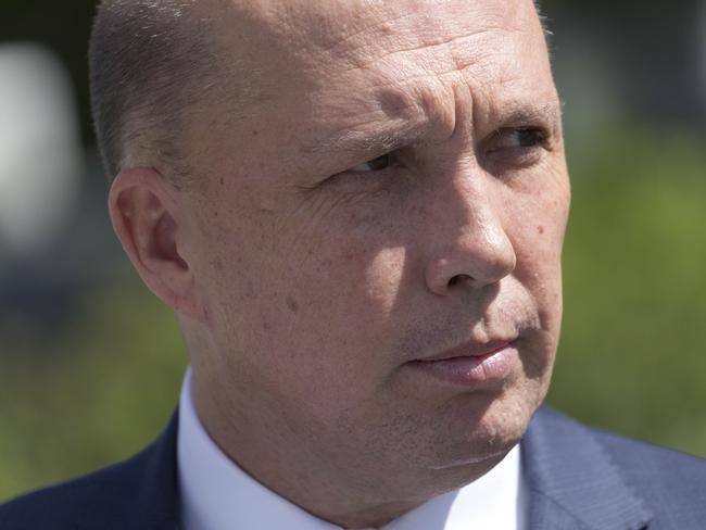 Home Affairs Minister Peter Dutton. Picture: AAP Image/Glenn Hunt