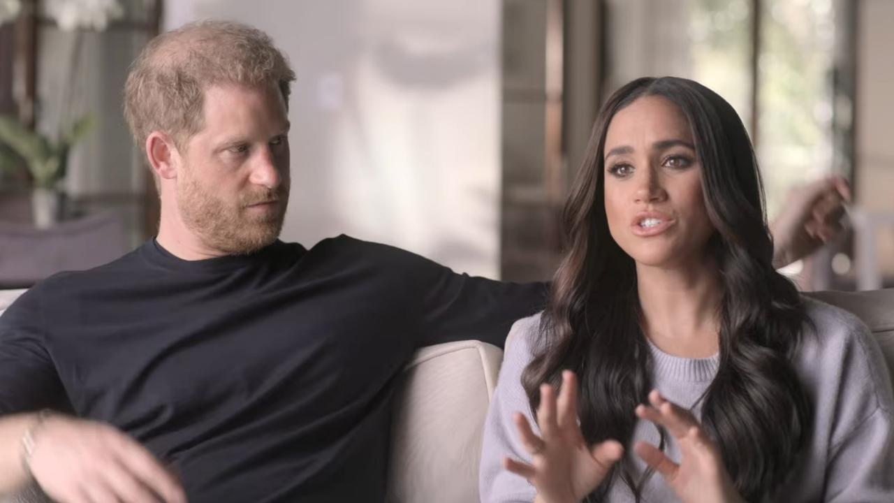 The couple made a number of explosive claims about the Royal Family in their new Netflix docu-series. Picture: Netflix